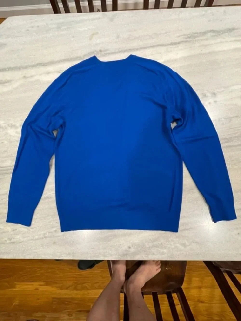 Banana Republic Men’s Blue Italian Merino Wool Crewneck Sweater M